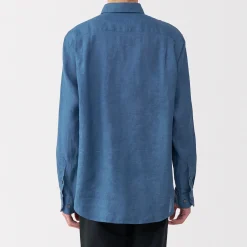 Chemise en lin lavé pour homme