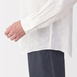 Chemise en lin lavé pour homme
