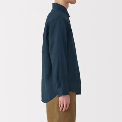 Chemise en lin lavé pour homme