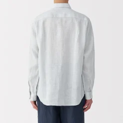 Chemise en lin lavé pour homme