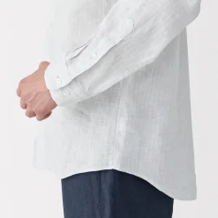 Chemise en lin lavé pour homme