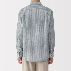 Chemise en lin lavé pour homme