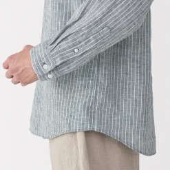 Chemise en lin lavé pour homme