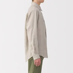 Chemise en lin lavé pour homme