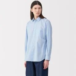 Chemise en popeline de coton pour homme