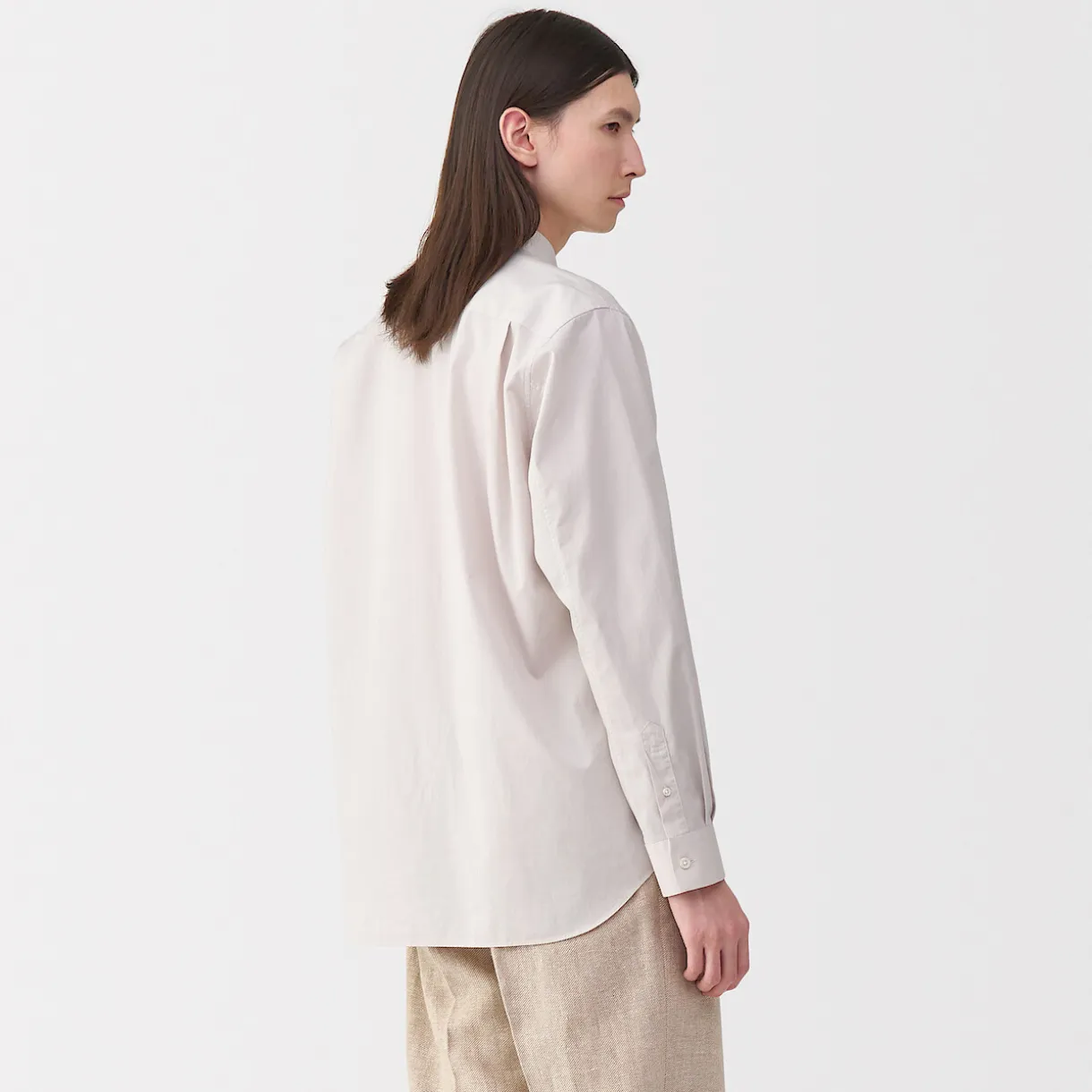 Chemise en popeline de coton pour homme