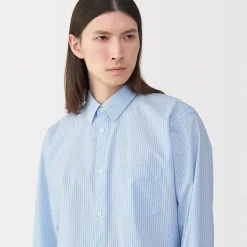 Chemise en popeline de coton pour homme