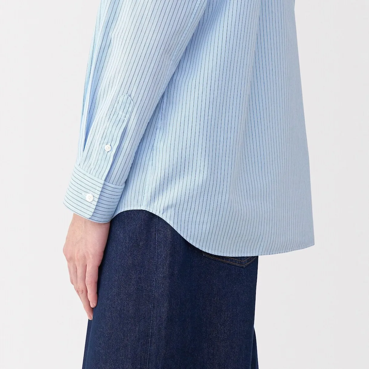 Chemise en popeline de coton pour homme