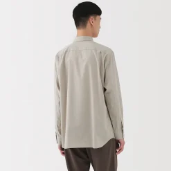 Chemise en popeline de coton pour homme