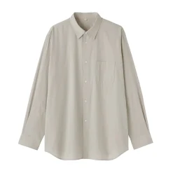 Chemise en popeline de coton pour homme