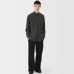 Chemise en popeline de coton pour homme