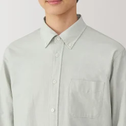 Chemise Oxford en coton lavé pour homme…