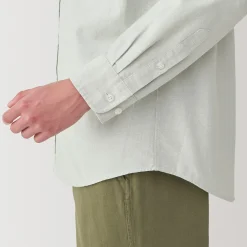 Chemise Oxford en coton lavé pour homme…