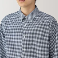 Chemise Oxford en coton lavé pour homme