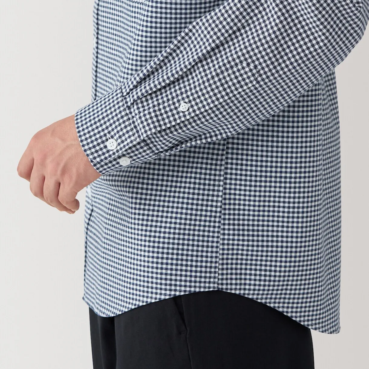 Chemise Oxford en coton lavé pour homme