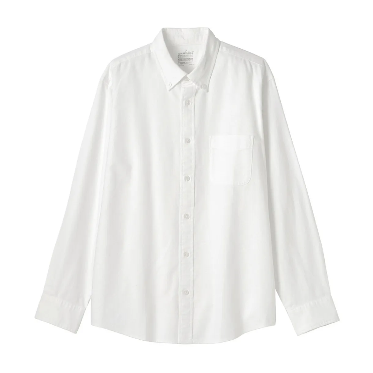 Chemise Oxford en coton lavé pour homme