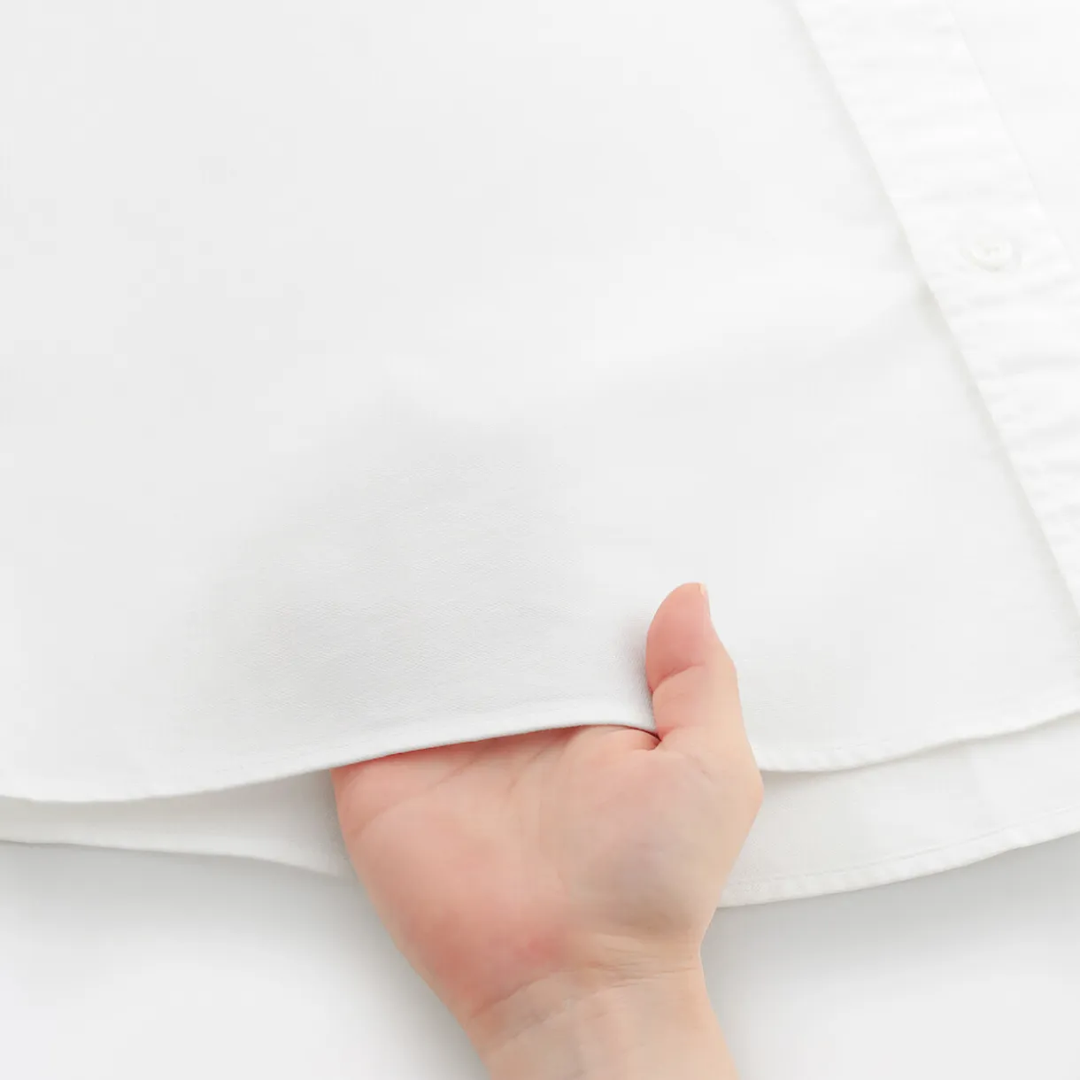 Chemise Oxford en coton lavé pour homme