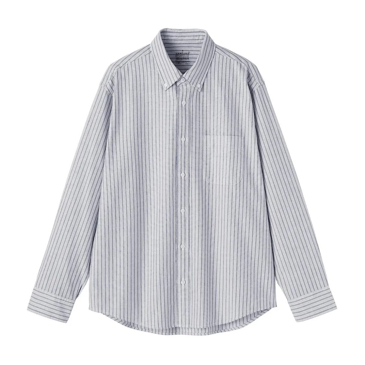 Chemise Oxford en coton lavé pour homme