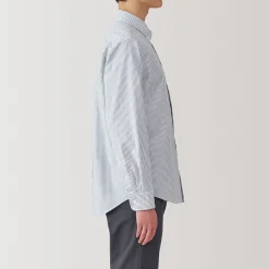 Chemise Oxford en coton lavé pour homme