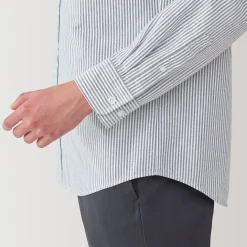 Chemise Oxford en coton lavé pour homme