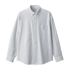 Chemise Oxford en coton lavé pour homme
