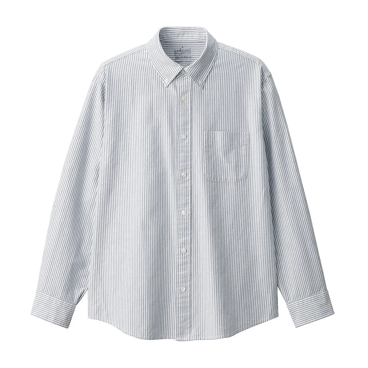 Chemise Oxford en coton lavé pour homme