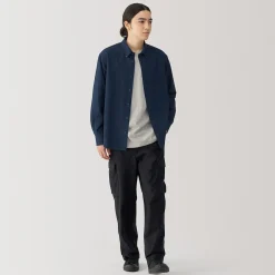 Chemise Oxford en coton lavé pour homme