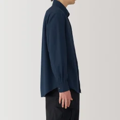 Chemise Oxford en coton lavé pour homme