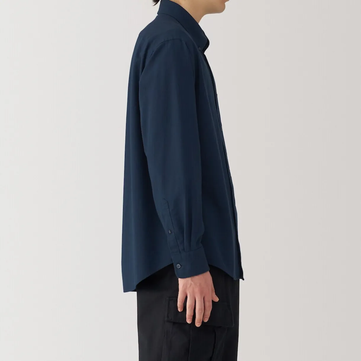 Chemise Oxford en coton lavé pour homme