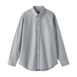 Chemise Oxford en coton lavé pour homme