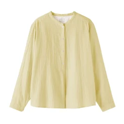 Chemisier en double gaze en mélange de kapok pour femme