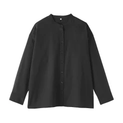 Chemisier transparent en coton biologique à haute torsion