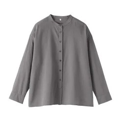 Chemisier transparent en coton biologique à haute torsion