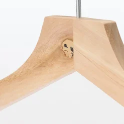 Cintres en bois avec encoches (Lot de 5)