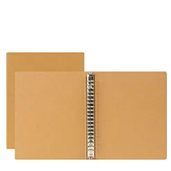 Classeur 20 anneaux A5 en kraft