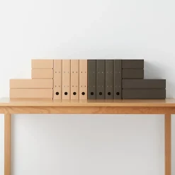 Classeur 2 anneaux A4 kraft naturel