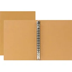 Classeur A5 20 anneaux en kraft