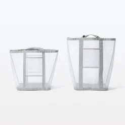 Corbeille à linge en filet de nylon