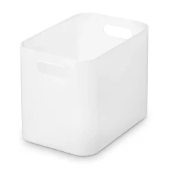 Corbeille en PP à poignées L15X P22X H16.9cm