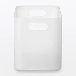 Corbeille en PP à poignées L15X P22X H16.9cm