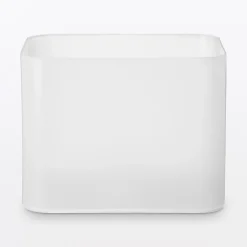 Corbeille en PP à poignées L15X P22X H16.9cm