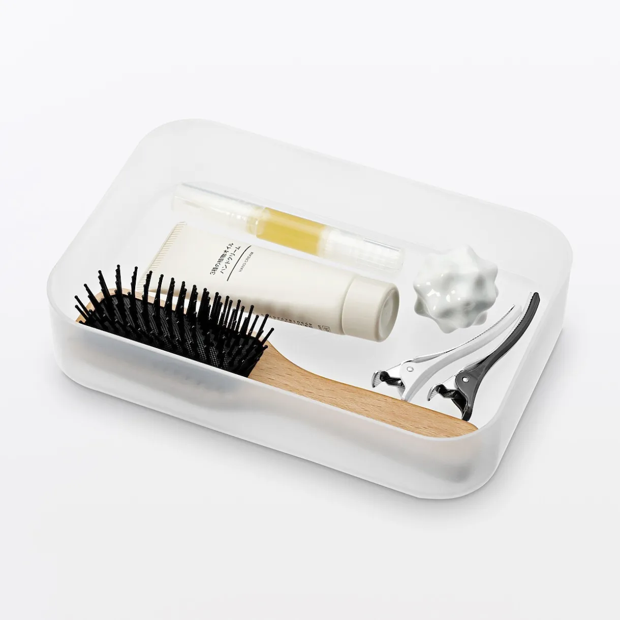 Corbeille plateau en PP L15X P22X H4.5cm