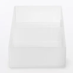 Corbeille PP avec séparateur 2 ‐ 10x4x20cm