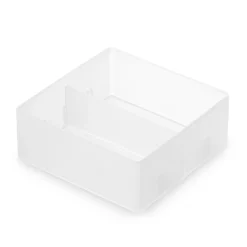 Corbeille PP avec séparateur 1 ‐ 10x10x4cm