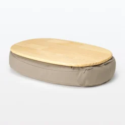 Coussin pour ordinateur portable avec plateau