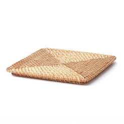 Couvercle pour panier en rotin L35X P36X H3cm