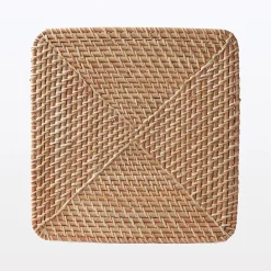 Couvercle pour panier en rotin L35X P36X H3cm