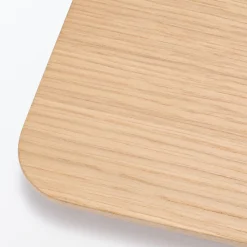 Couvercle pour poubelle rectangulaire en bois