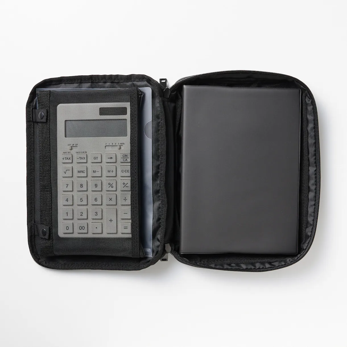 Couverture d``agenda en polyester avec étui à stylo A5