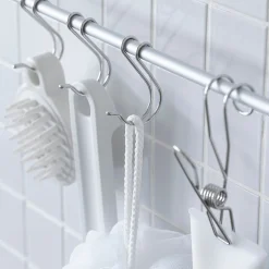 Crochets à pince en acier inoxydable (Lot de 4)